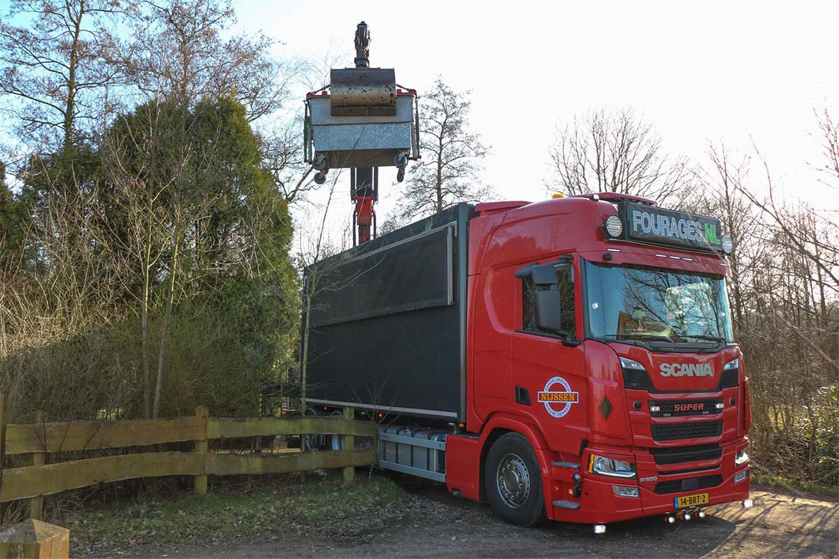 Locatie voorwaarden voor mestcontainer en mestophaling